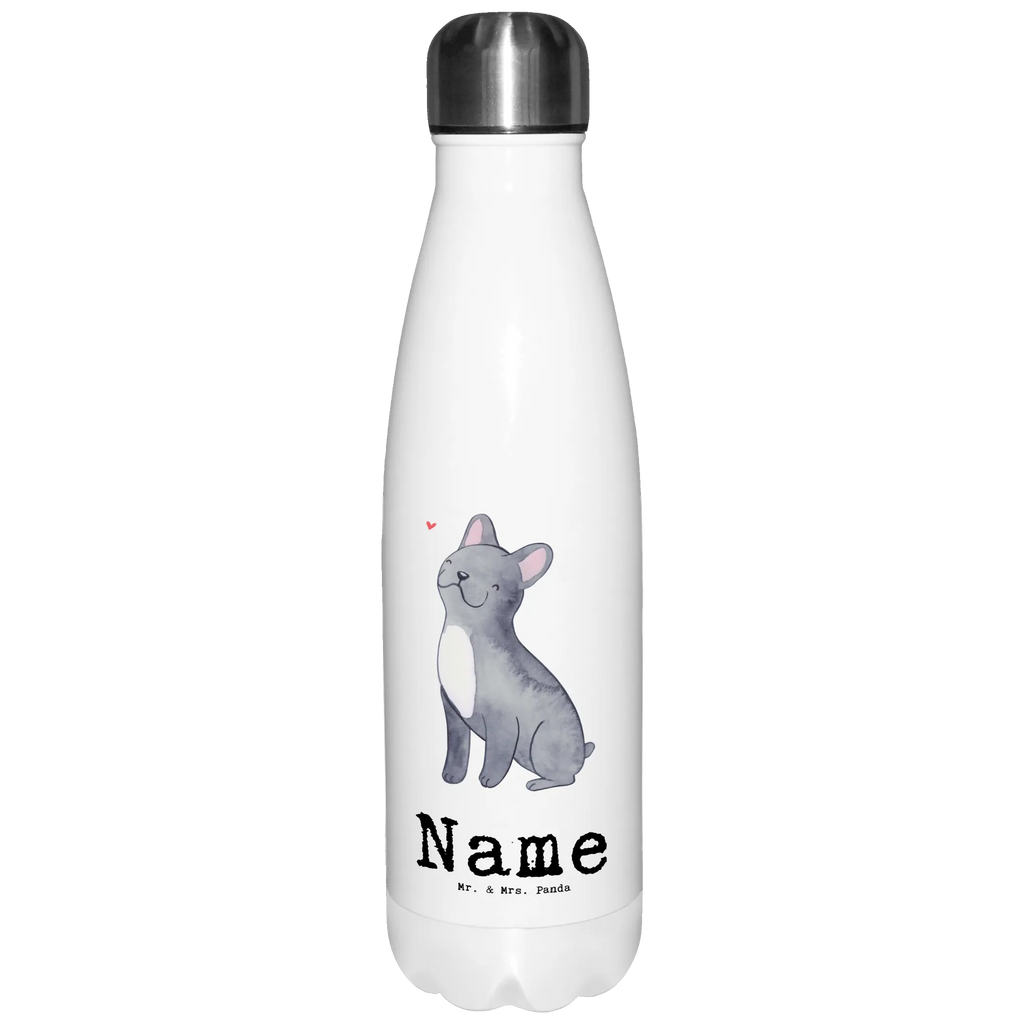 Personalisierte Thermosflasche Französische Bulldogge Lebensretter Personalisierte Isolierflasche, Personalisierte Thermoflasche, Personalisierte Trinkflasche, Trinkflasche Mit Namen, Wunschname, Bedrucken, Namensflasche, Hund, Hunderasse, Rassehund, Hundebesitzer, Geschenk, Tierfreund, Schenken, Welpe, Französische Bulldogge