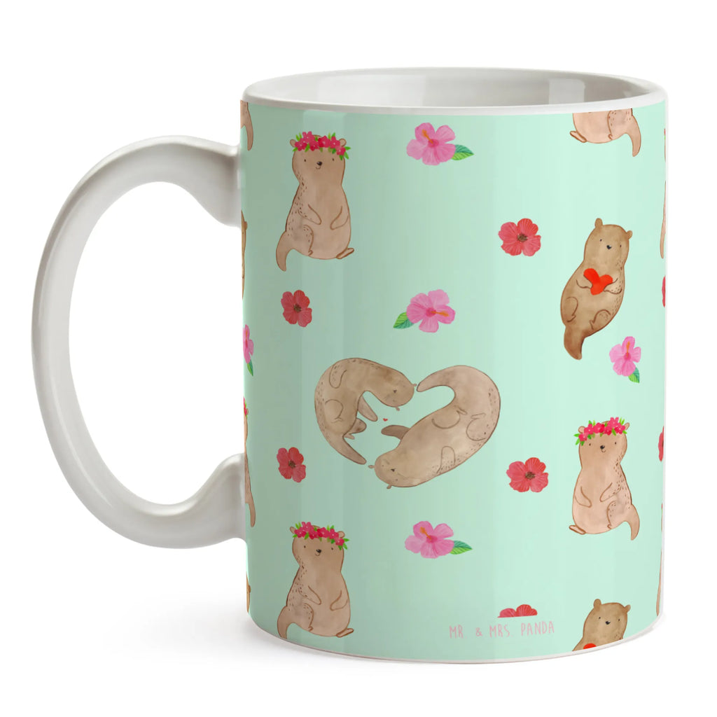 Tasse Otter Herz Muster Tasse, Kaffeetasse, Teetasse, Becher, Kaffeebecher, Teebecher, Keramiktasse, Porzellantasse, Büro Tasse, Geschenk Tasse, Tasse Sprüche, Tasse Motive, Kaffeetassen, Tasse bedrucken, Designer Tasse, Cappuccino Tassen, Schöne Teetassen, Otter, Fischotter, Seeotter, Liebe, Herz, Liebesbeweis, Liebesgeschenk, Bessere Hälfte, Love you, Jahrestag, Hochzeitstag, Verlobung, gemeinsames Leben