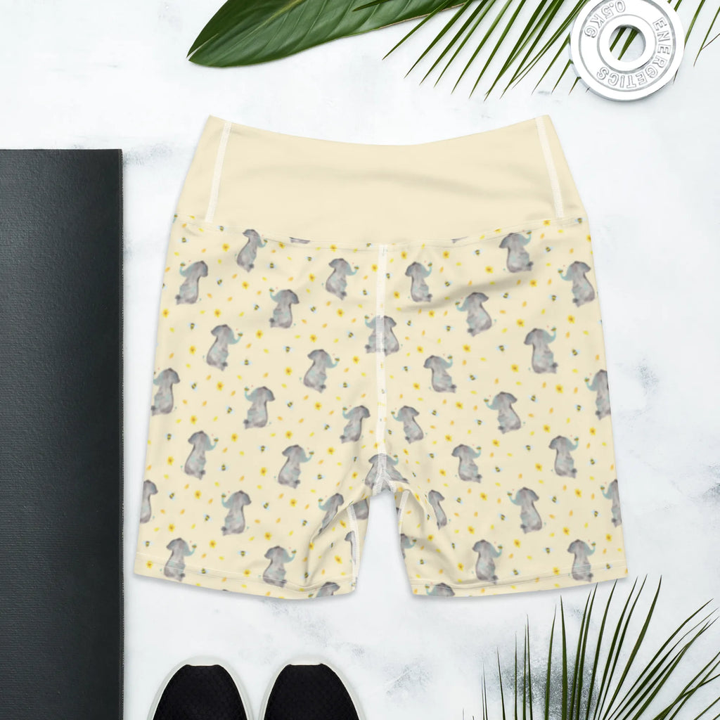 Yoga Shorts Elefant Biene Muster Yoga Shorts, Yogashorts, Sporthose, Sportshorts, Fitnesshose, Sportshorts Damen, Yoga Shorts Damen, Yogabekleidung, Sportbekleidung, Tiermotive, Gute Laune, lustige Sprüche, Tiere, Elefant, Biene, Liebe, Liebesbeweis, Jahrestag, Liebesgeschenk, Heiratsantrag, Hochzeitsgeschenk, Liebesspruch