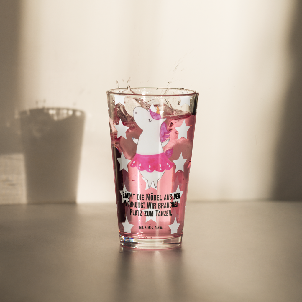 Premium Trinkglas Einhorn Ballerina Trinkglas, Glas, Pint Glas, Bierglas, Cocktail Glas, Wasserglas, Einhorn, Einhörner, Einhorn Deko, Pegasus, Unicorn, Tanzen, Ballerina, Party, Wohnung, Spaß, Feiern, Geburtstag, Tänzerin, Lebenslust, Lebensfreude