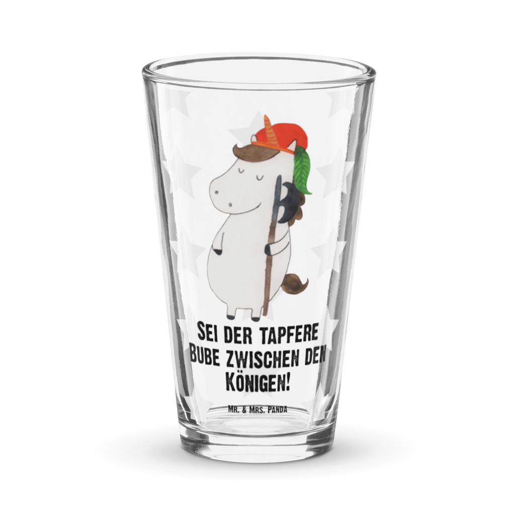 Premium Trinkglas Einhorn Bube Trinkglas, Glas, Pint Glas, Bierglas, Cocktail Glas, Wasserglas, Einhorn, Einhörner, Einhorn Deko, Pegasus, Unicorn, Bube, Mittelalter