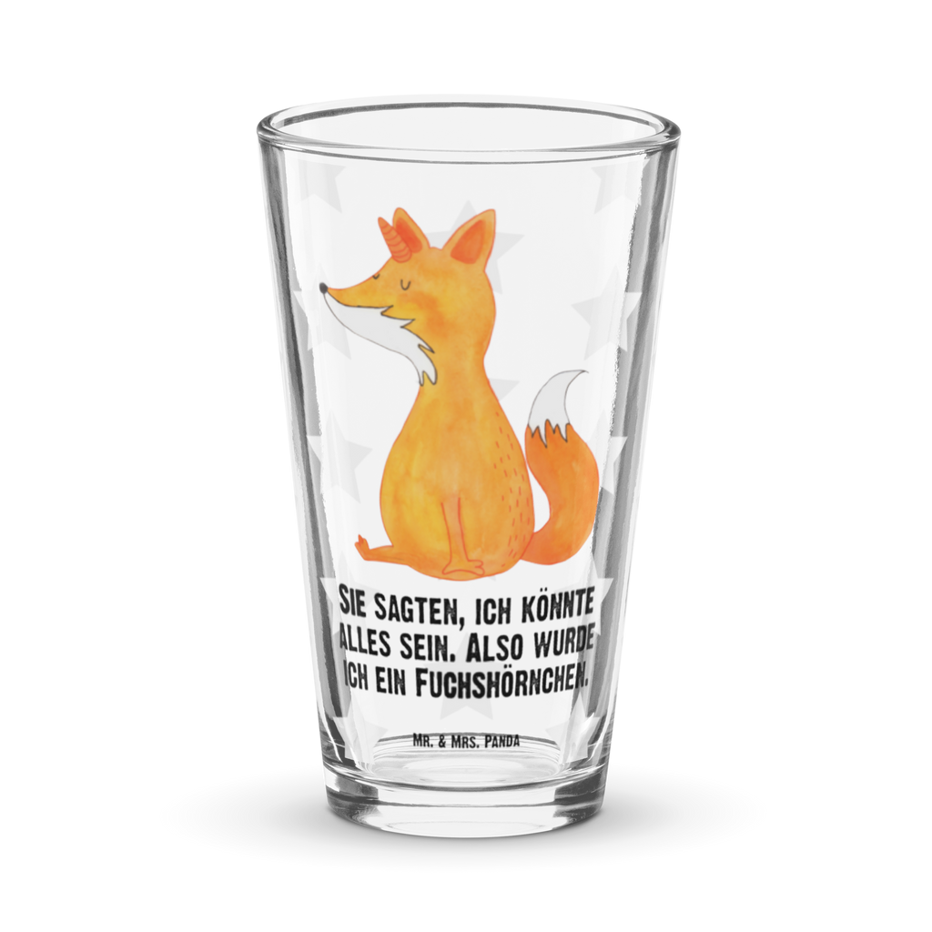 Premium Trinkglas Fuchshörnchen Wunsch Trinkglas, Glas, Pint Glas, Bierglas, Cocktail Glas, Wasserglas, Einhorn, Einhörner, Einhorn Deko, Pegasus, Unicorn, Fuchs, Unicorns, Fuchshörnchen, Fuchshorn, Foxycorn, Füchse