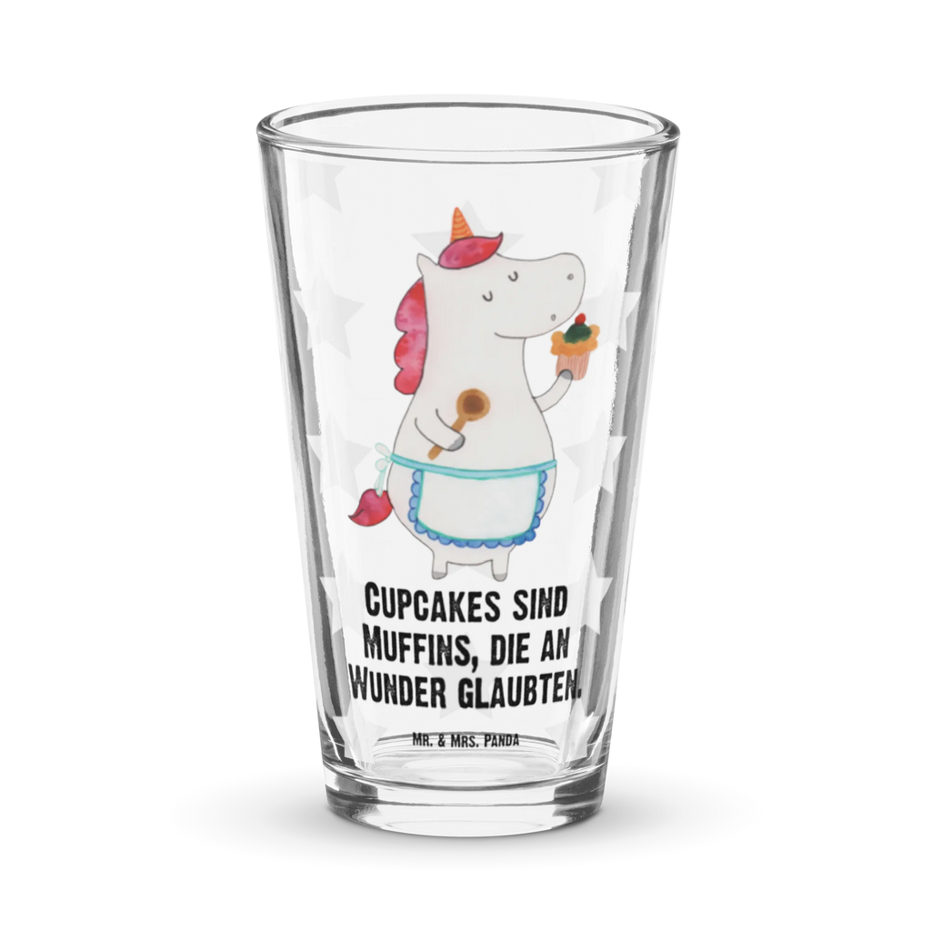 Premium Trinkglas Einhorn Küchenfee Trinkglas, Glas, Pint Glas, Bierglas, Cocktail Glas, Wasserglas, Einhorn, Einhörner, Einhorn Deko, Pegasus, Unicorn, backen, Muffin, Motivation, Träumer, träumen, Bäckerin, Hobbykoch, Koch, Torte, Kuchen