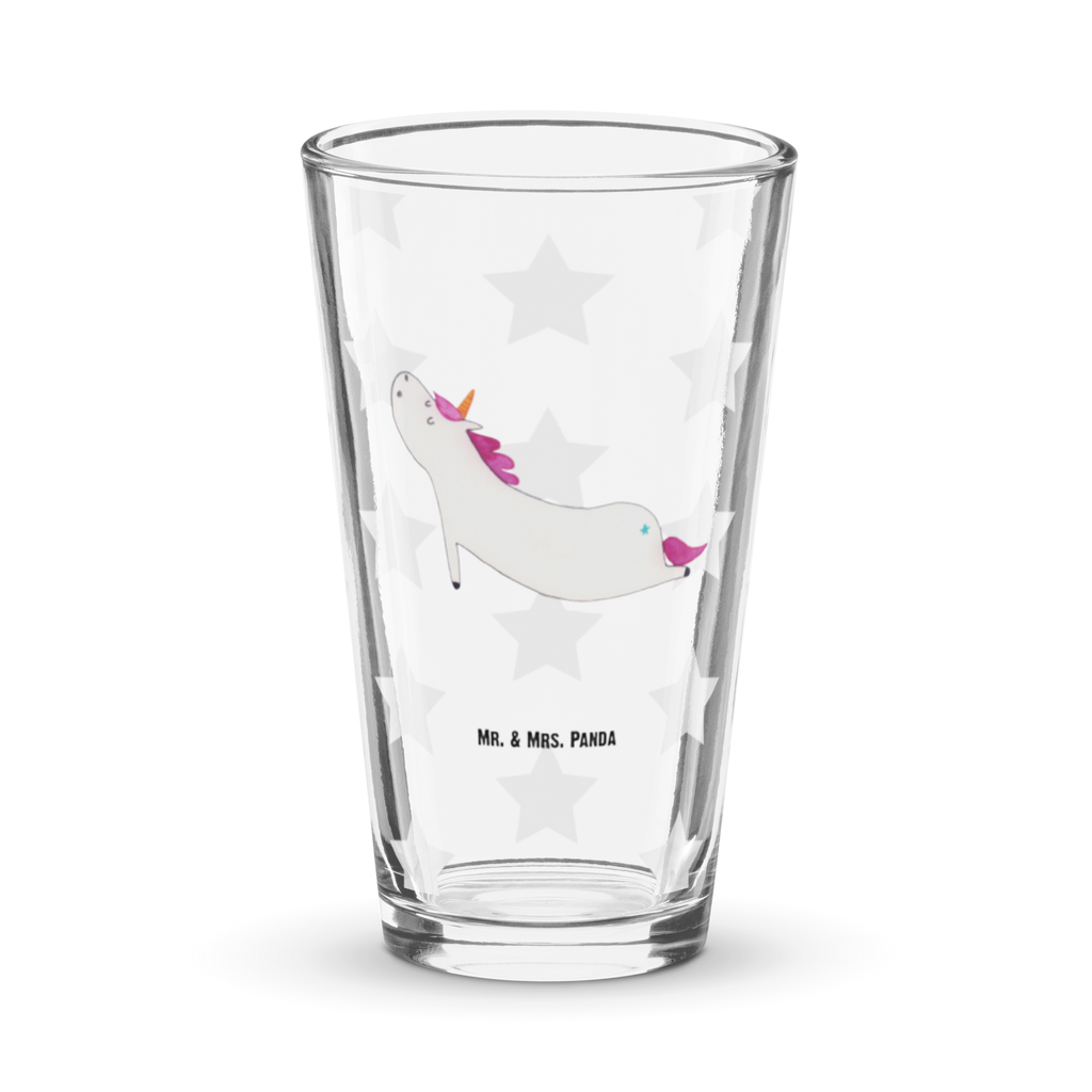 Premium Trinkglas Einhorn Yoga Trinkglas, Glas, Pint Glas, Bierglas, Cocktail Glas, Wasserglas, Einhorn, Einhörner, Einhorn Deko, Pegasus, Unicorn, Yoga, Namaste, Achtsamkeit, Entspannung, Joga, Yogamatte, Sport, lustig, witzig, süß