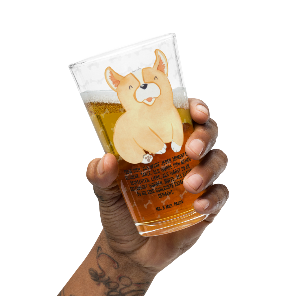 Premium Trinkglas Corgie Trinkglas, Glas, Pint Glas, Bierglas, Cocktail Glas, Wasserglas, Hund, Hundemotiv, Haustier, Hunderasse, Tierliebhaber, Hundebesitzer, Sprüche, Corgie, Welsh Corgie Pembroke, britisch, Motivation, Spruch, Hundespruch, Lebensfreude