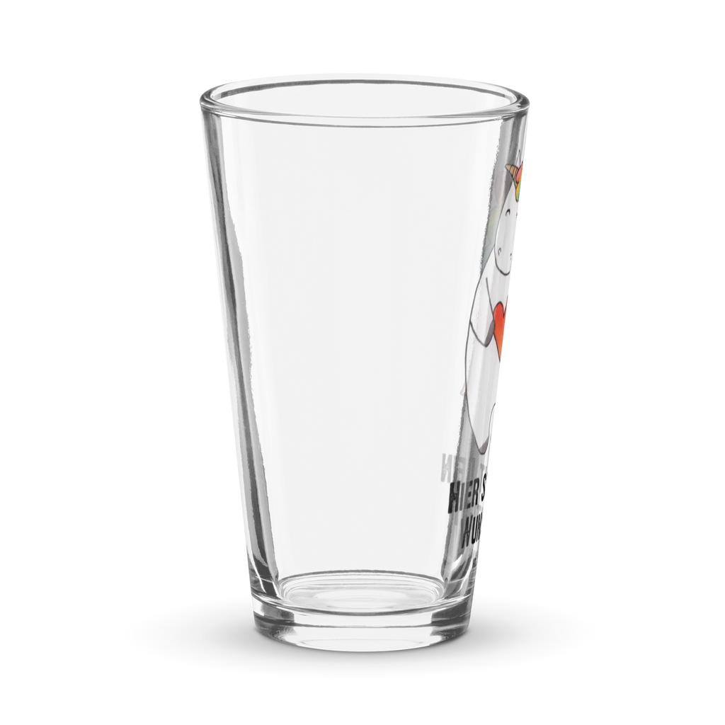 Personalisiertes Trinkglas Einhorn Herz Personalisiertes Trinkglas, Personalisiertes Glas, Personalisiertes Pint Glas, Personalisiertes Bierglas, Personalisiertes Cocktail Glas, Personalisiertes Wasserglas, Glas mit Namen, Glas selber bedrucken, Wunschtext, Selbst drucken, Wunschname, Einhorn, Einhörner, Einhorn Deko, Pegasus, Unicorn, Herz, schlimm, böse, witzig, lustig, Freundin, anders, bunt