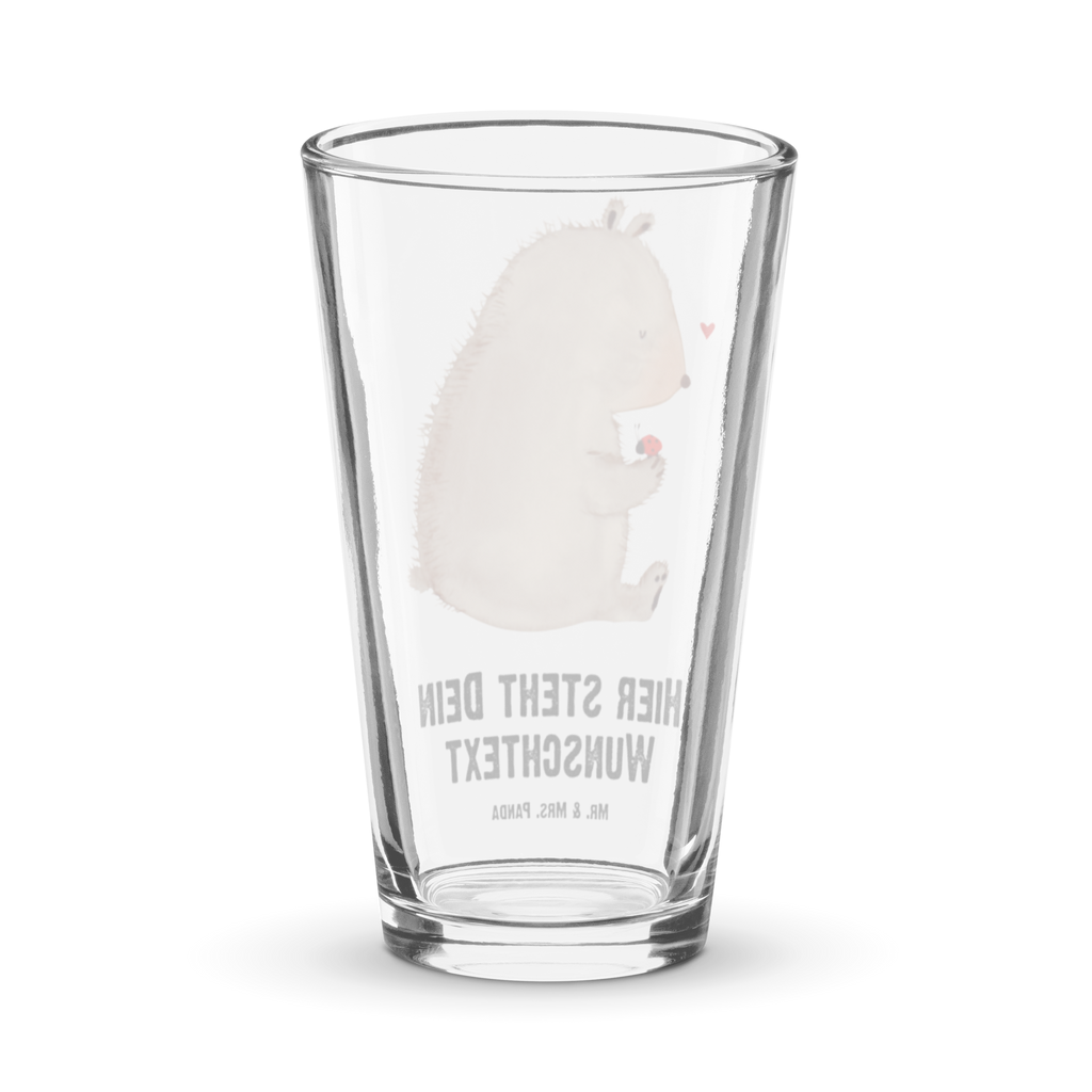 Personalisiertes Trinkglas Bär mit Marienkäfer Personalisiertes Trinkglas, Personalisiertes Glas, Personalisiertes Pint Glas, Personalisiertes Bierglas, Personalisiertes Cocktail Glas, Personalisiertes Wasserglas, Glas mit Namen, Glas selber bedrucken, Wunschtext, Selbst drucken, Wunschname, Bär, Teddy, Teddybär, Marienkäfer, Liebe, Freiheit, Motivation, Das Leben ist schön