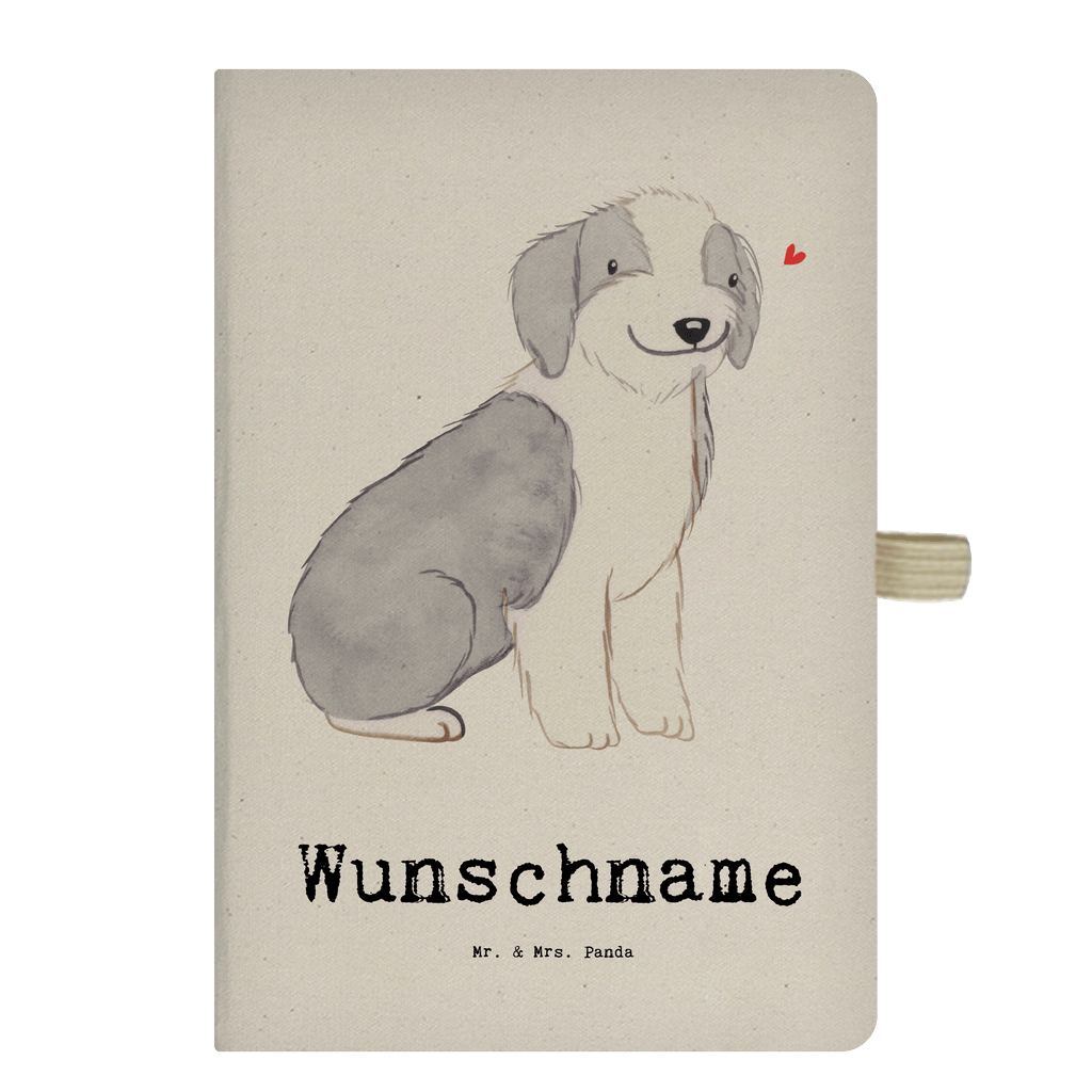 DIN A4 Personalisiertes Notizbuch Bearded Collie Lebensretter Personalisiertes Notizbuch, Notizbuch mit Namen, Notizbuch bedrucken, Personalisierung, Namensbuch, Namen, Hund, Hunderasse, Rassehund, Hundebesitzer, Geschenk, Tierfreund, Schenken, Welpe, Bearded Collie, britischer Hütehund