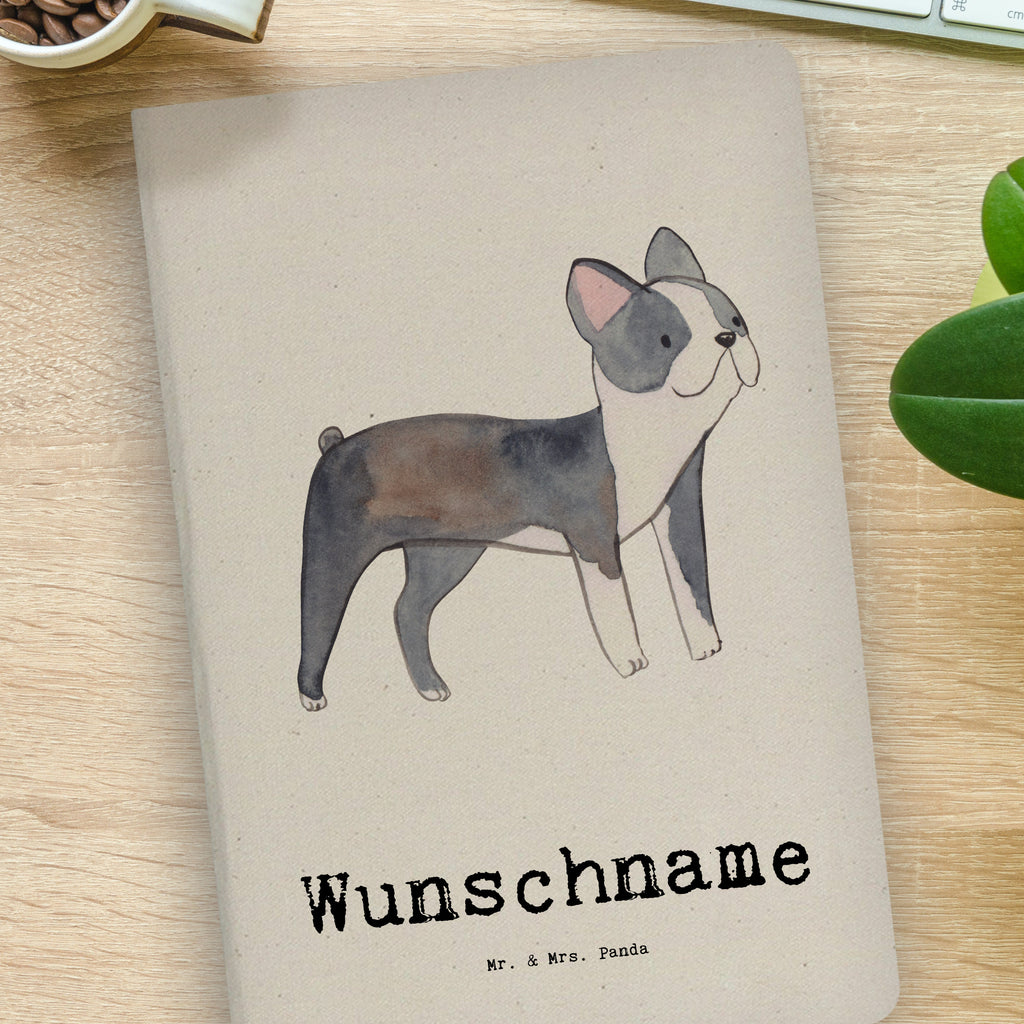 DIN A4 Personalisiertes Notizbuch Boston Terrier Lebensretter Personalisiertes Notizbuch, Notizbuch mit Namen, Notizbuch bedrucken, Personalisierung, Namensbuch, Namen, Hund, Hunderasse, Rassehund, Hundebesitzer, Geschenk, Tierfreund, Schenken, Welpe, Boston Terrier