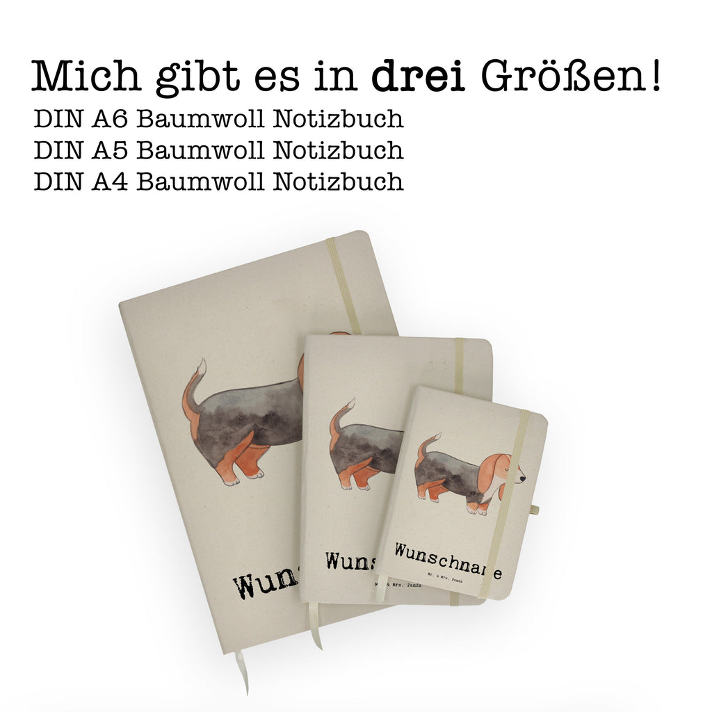 DIN A4 Personalisiertes Notizbuch Basset Hound Lebensretter Personalisiertes Notizbuch, Notizbuch mit Namen, Notizbuch bedrucken, Personalisierung, Namensbuch, Namen, Hund, Hunderasse, Rassehund, Hundebesitzer, Geschenk, Tierfreund, Schenken, Welpe, Basset Hound, Basset