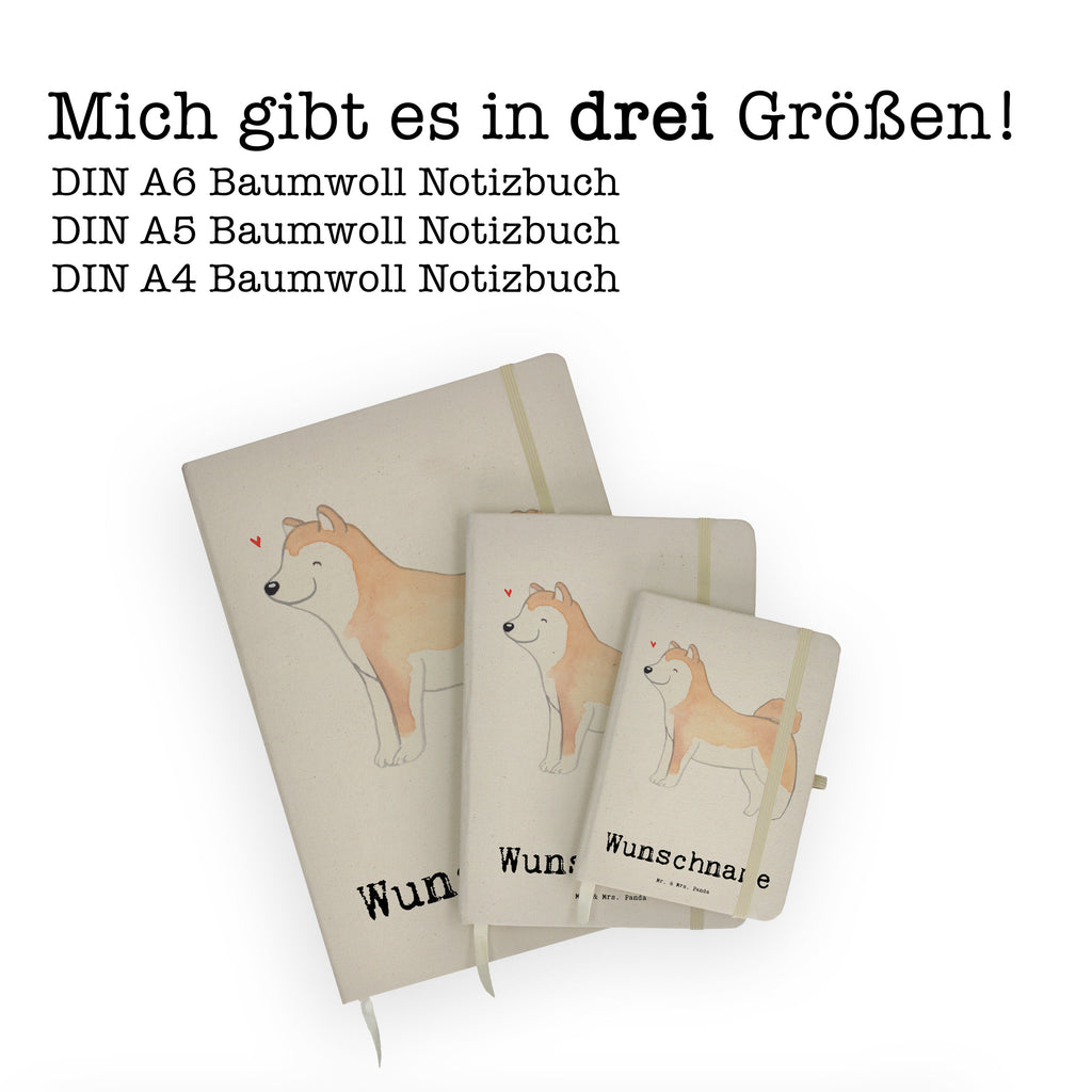 DIN A4 Personalisiertes Notizbuch Akita Inu Lebensretter Personalisiertes Notizbuch, Notizbuch mit Namen, Notizbuch bedrucken, Personalisierung, Namensbuch, Namen, Hund, Hunderasse, Rassehund, Hundebesitzer, Geschenk, Tierfreund, Schenken, Welpe