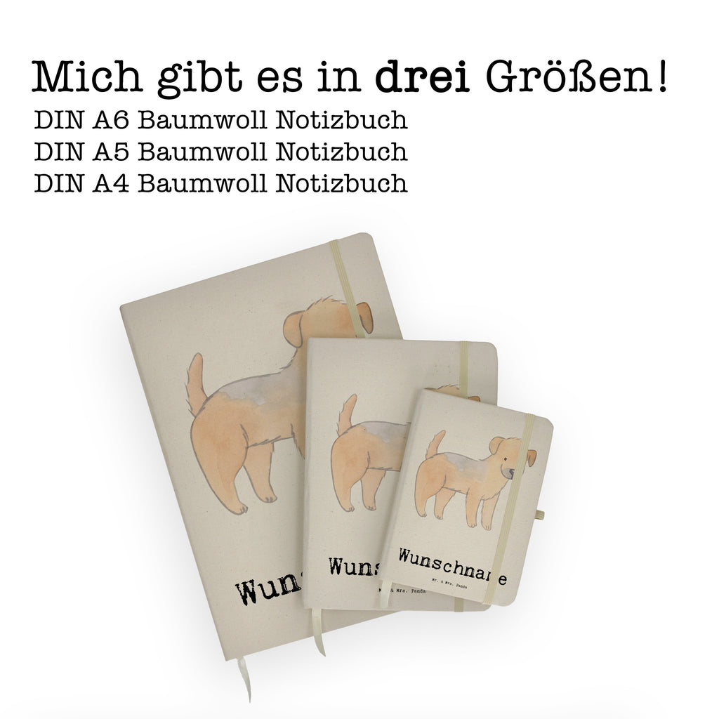 DIN A4 Personalisiertes Notizbuch Border Terrier Lebensretter Personalisiertes Notizbuch, Notizbuch mit Namen, Notizbuch bedrucken, Personalisierung, Namensbuch, Namen, Hund, Hunderasse, Rassehund, Hundebesitzer, Geschenk, Tierfreund, Schenken, Welpe, Border Terrier