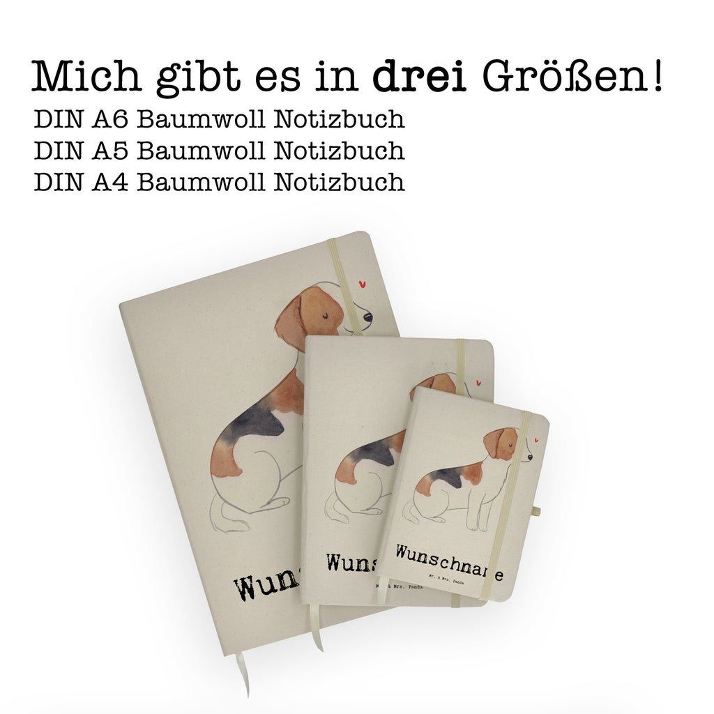 DIN A4 Personalisiertes Notizbuch Foxhound Lebensretter Personalisiertes Notizbuch, Notizbuch mit Namen, Notizbuch bedrucken, Personalisierung, Namensbuch, Namen, Hund, Hunderasse, Rassehund, Hundebesitzer, Geschenk, Tierfreund, Schenken, Welpe, Foxhound, Jagdhund, Laufhund