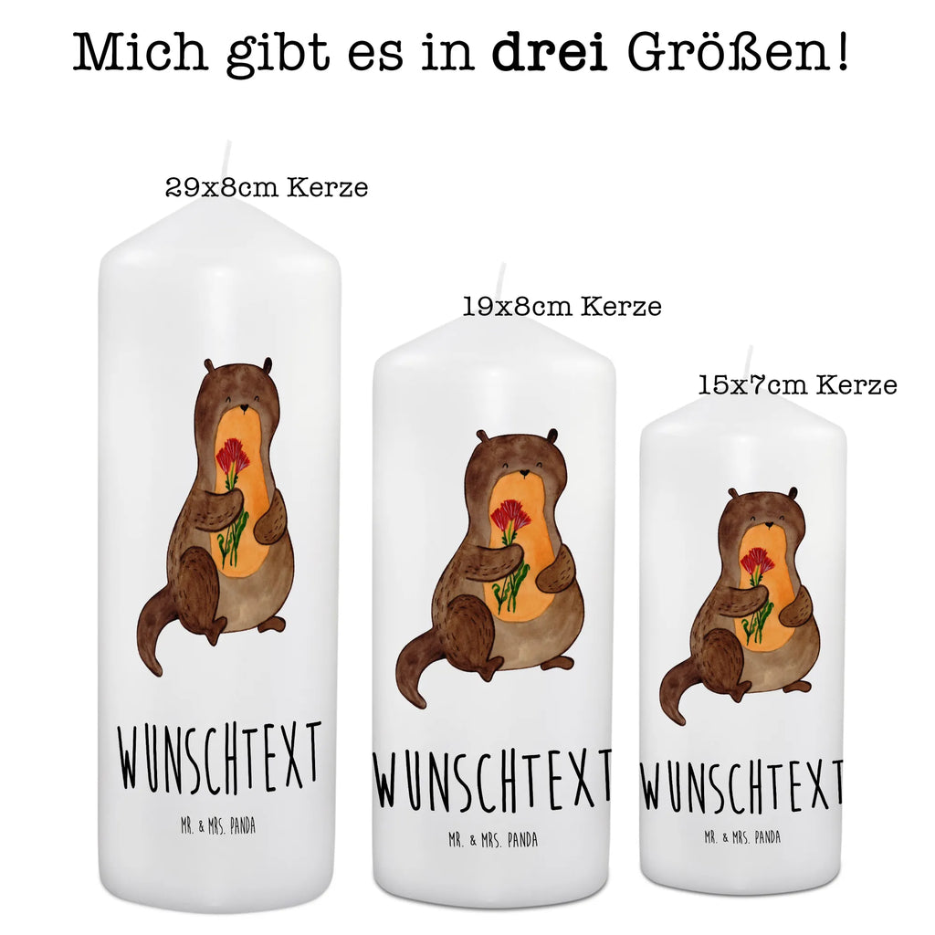 Personalisierte Kerze Otter Blumenstrauß Kerze, Taufkerze, Kommunionskerze, Geburtstagskerze, Geschenk Kerze, Taufgeschenk Kerze, Kerze mit Druck, Besondere Kerze, Geschenkidee Kerze, Kerze für Kommunion, kerze personalisiert, personalisierte kerze, personalisierte kerzen, Otter, Fischotter, Seeotter, Otter Seeotter See Otter