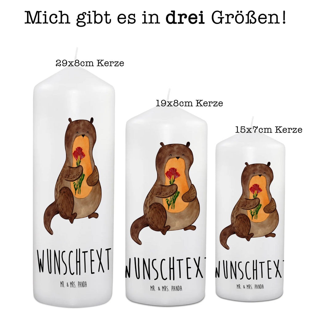 Personalisierte Kerze Otter Blumenstrauß Kerze, Taufkerze, Kommunionskerze, Geburtstagskerze, Geschenk Kerze, Taufgeschenk Kerze, Kerze mit Druck, Besondere Kerze, Geschenkidee Kerze, Kerze für Kommunion, kerze personalisiert, personalisierte kerze, personalisierte kerzen, Otter, Fischotter, Seeotter, Otter Seeotter See Otter