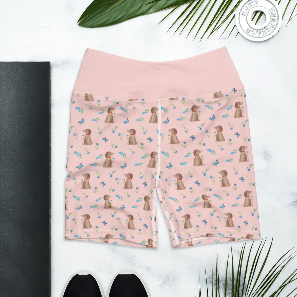 Yoga Shorts Hund Blume Muster Yoga Shorts, Yogashorts, Sporthose, Sportshorts, Fitnesshose, Sportshorts Damen, Yoga Shorts Damen, Yogabekleidung, Sportbekleidung, Hund, Hundemotiv, Haustier, Hunderasse, Tierliebhaber, Hundebesitzer, Sprüche, Hunde, Frauchen, Hundeliebe