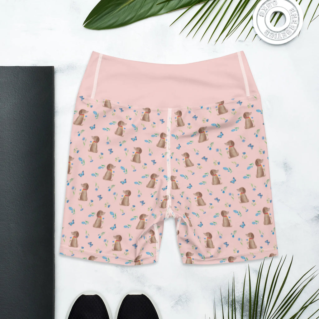 Yoga Shorts Hund Blume Muster Yoga Shorts, Yogashorts, Sporthose, Sportshorts, Fitnesshose, Sportshorts Damen, Yoga Shorts Damen, Yogabekleidung, Sportbekleidung, Hund, Hundemotiv, Haustier, Hunderasse, Tierliebhaber, Hundebesitzer, Sprüche, Hunde, Frauchen, Hundeliebe