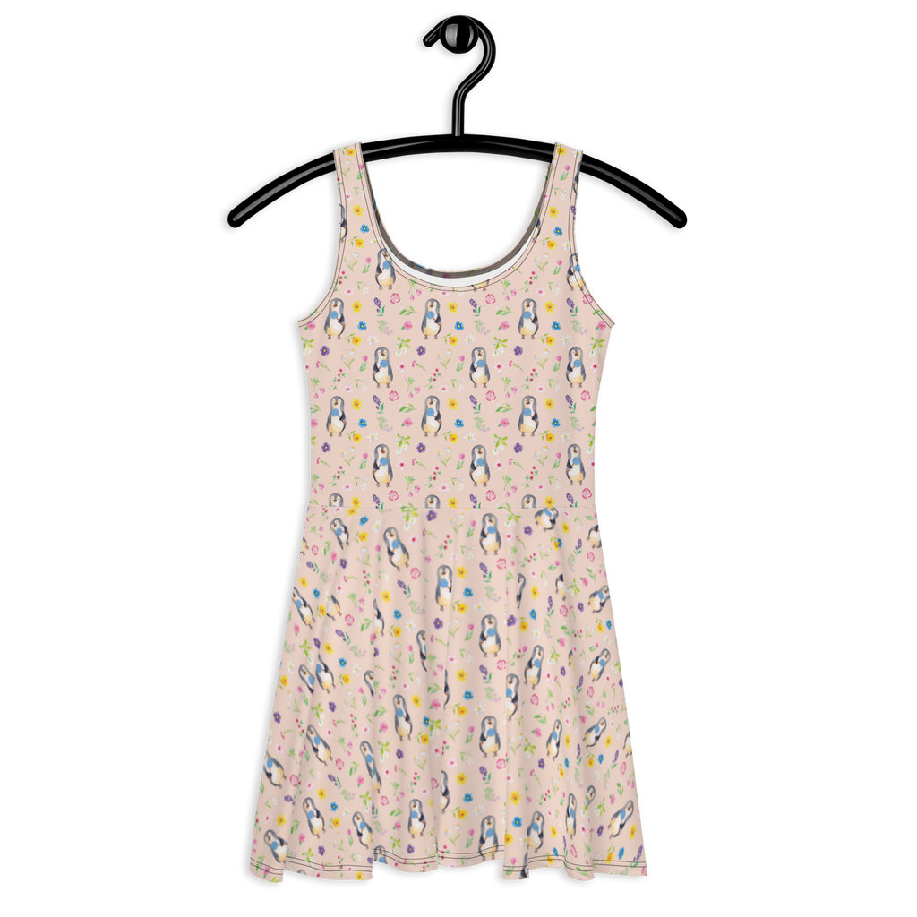 Sommerkleid Pinguin Lolli Muster Sommerkleid, Kleid, Skaterkleid, Pinguin, Pinguine, Lolli, Süßigkeiten, Blödsinn, Spruch, Rebell, Gauner, Ganove, Rabauke