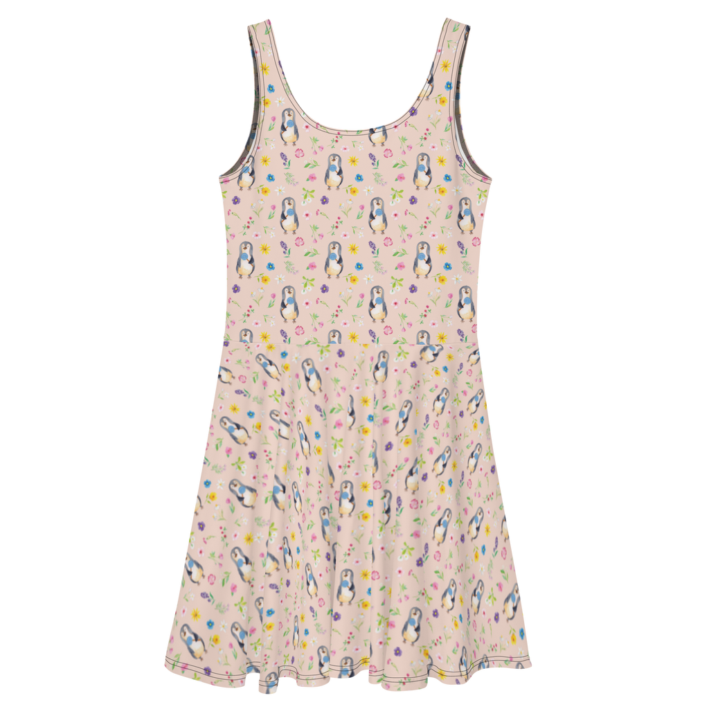 Sommerkleid Pinguin Lolli Muster Sommerkleid, Kleid, Skaterkleid, Pinguin, Pinguine, Lolli, Süßigkeiten, Blödsinn, Spruch, Rebell, Gauner, Ganove, Rabauke