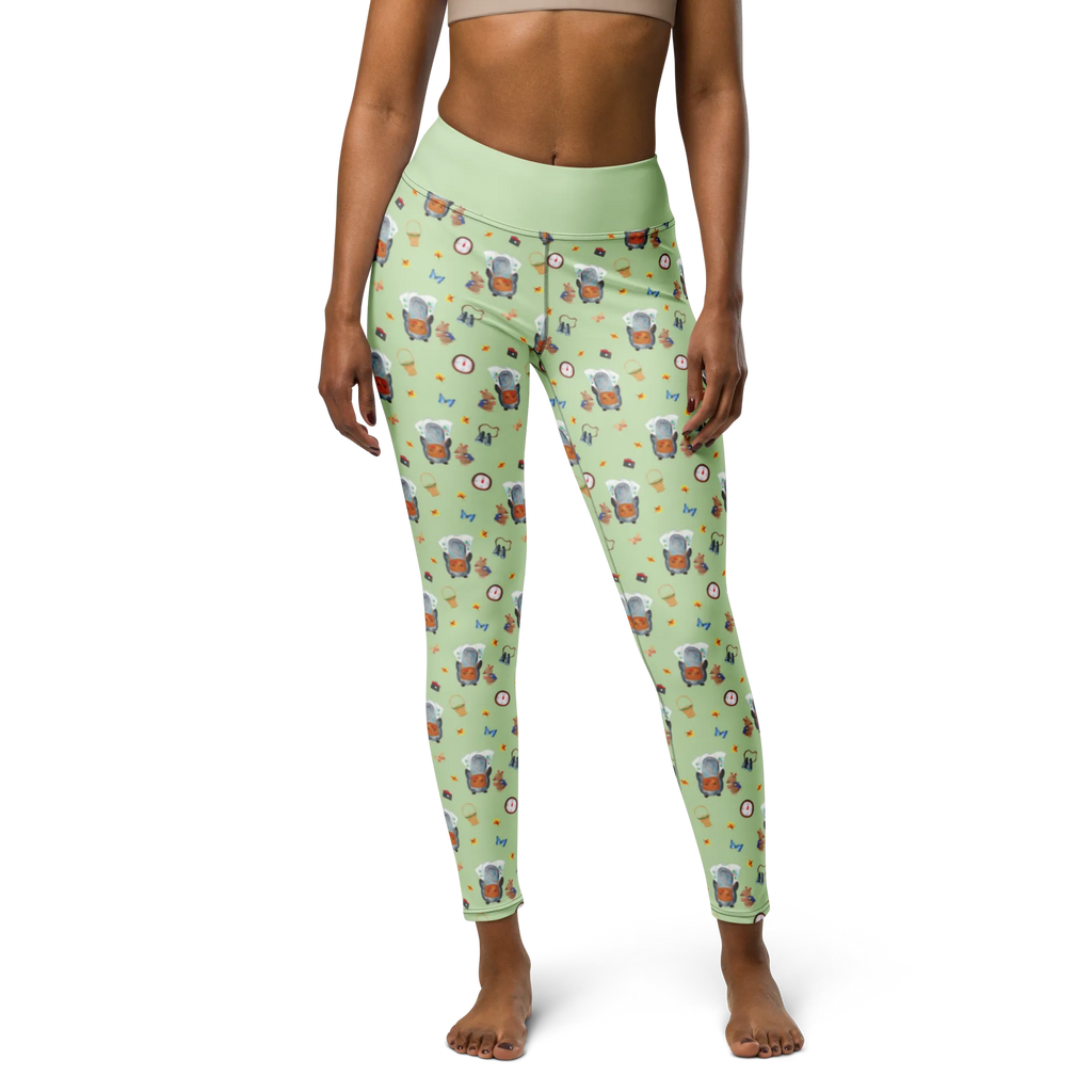 Yogahose Pinguin & Maus Wanderer Muster Yogapants, Yogaleggings, Yogaleggins, Yogahose Damen, Yogahose, Frauen, Yogahose Mädchen, Yogahose Kinder, Yogahose Herren, Yogahose Männer, Pinguin, Pinguine, Abenteurer, Abenteuer, Roadtrip, Ausflug, Wanderlust, wandern