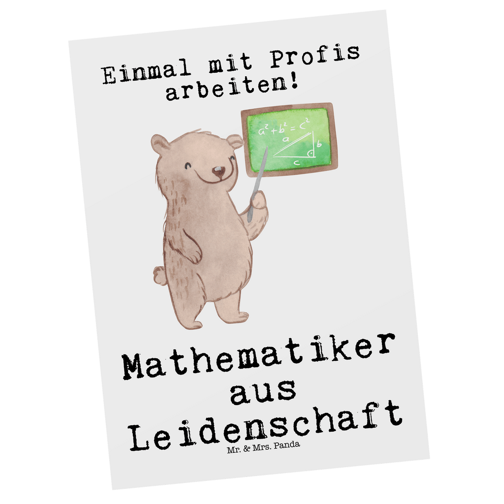 Postkarte Mathematiker aus Leidenschaft Postkarte, Karte, Geschenkkarte, Grußkarte, Einladung, Ansichtskarte, Geburtstagskarte, Einladungskarte, Dankeskarte, Ansichtskarten, Einladung Geburtstag, Einladungskarten Geburtstag, Beruf, Ausbildung, Jubiläum, Abschied, Rente, Kollege, Kollegin, Geschenk, Schenken, Arbeitskollege, Mitarbeiter, Firma, Danke, Dankeschön, Mathematiker, Mathematik Studium, Student Mathe, Bachelor, Master