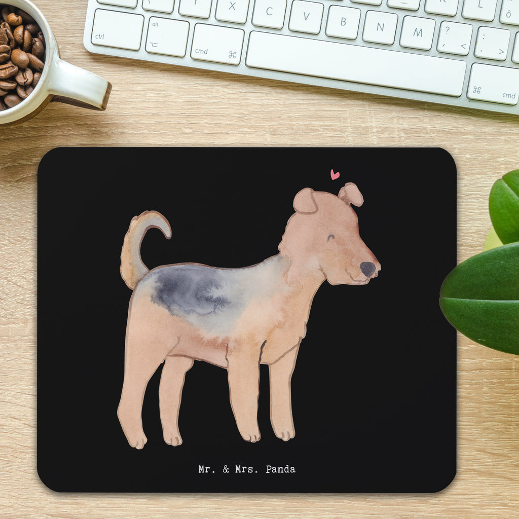 Mauspad Airedale Terrier Lebensretter Mousepad, Computer zubehör, Büroausstattung, PC Zubehör, Arbeitszimmer, Mauspad, Einzigartiges Mauspad, Designer Mauspad, Mausunterlage, Mauspad Büro, Hund, Hunderasse, Rassehund, Hundebesitzer, Geschenk, Tierfreund, Schenken, Welpe