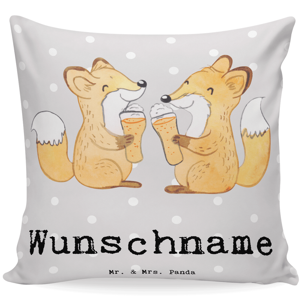 Personalisiertes Kissen Fuchs Bester Vetter der Welt Kissen, personalisiert, Name, Wunschname, bedrucken, Kopfkissen, für, Dankeschön, Geschenk, Schenken, Geburtstag, Geburtstagsgeschenk, Geschenkidee, Danke, Bedanken, Mitbringsel, Freude machen, Geschenktipp, Vetter, Cousin, Kousin, Sohn von Onkel, Sohn von Tante, Familie, Verwandtschaft, Cousine