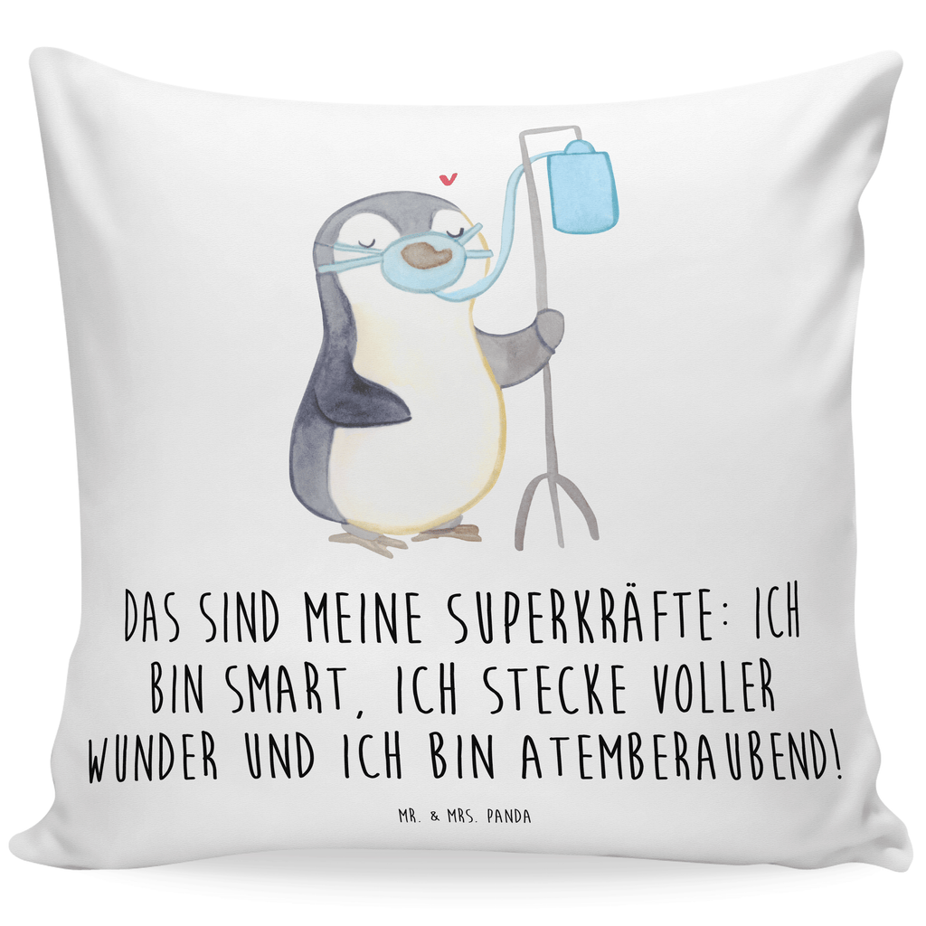 40x40 Kissen Pinguin  Sauerstoff Kissenhülle, Kopfkissen, Sofakissen, Dekokissen, Motivkissen, sofakissen, sitzkissen, Kissen, Kissenbezüge, Kissenbezug 40x40, Kissen 40x40, Kissenhülle 40x40, Zierkissen, Couchkissen, Dekokissen Sofa, Sofakissen 40x40, Dekokissen 40x40, Kopfkissen 40x40, Kissen 40x40 Waschbar, Pinguin, Sauerstoffgerät, Sauerstofftherapie