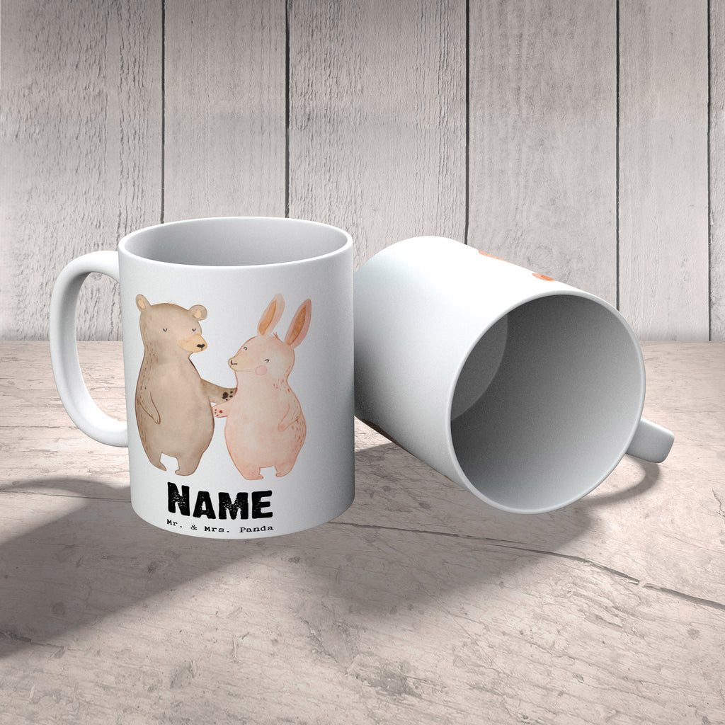 Personalisierte Tasse Hase Beste Freundschaft der Welt Personalisierte Tasse, Namenstasse, Wunschname, Personalisiert, Tasse, Namen, Drucken, Tasse mit Namen, für, Dankeschön, Geschenk, Schenken, Geburtstag, Geburtstagsgeschenk, Geschenkidee, Danke, Bedanken, Mitbringsel, Freude machen, Geschenktipp, Freundschaft, Freunde, Freunde fürs Leben, best friends, Freundin, Freund, Clique, Kumpel, bae, bff