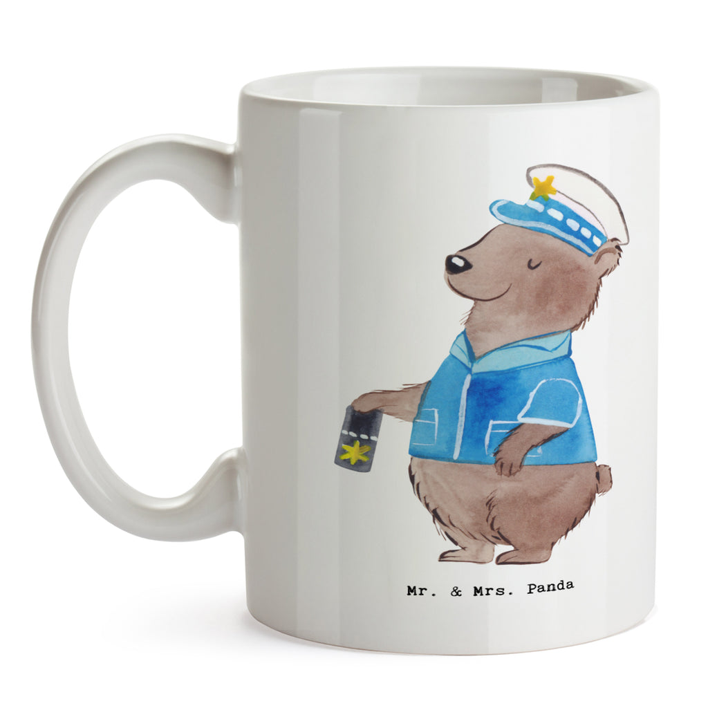 Tasse Polizeivollzugsbeamter mit Herz Tasse, Kaffeetasse, Teetasse, Becher, Kaffeebecher, Teebecher, Keramiktasse, Porzellantasse, Büro Tasse, Geschenk Tasse, Tasse Sprüche, Tasse Motive, Kaffeetassen, Tasse bedrucken, Designer Tasse, Cappuccino Tassen, Schöne Teetassen, Beruf, Ausbildung, Jubiläum, Abschied, Rente, Kollege, Kollegin, Geschenk, Schenken, Arbeitskollege, Mitarbeiter, Firma, Danke, Dankeschön, Polizeivollzugsbeamter, Polizist, Polizei