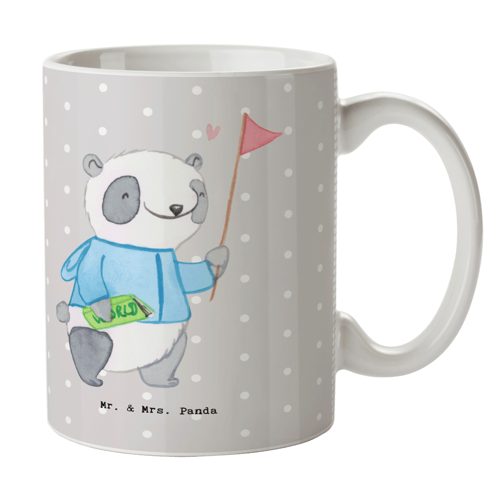 Tasse Reiseleiter mit Herz Tasse, Kaffeetasse, Teetasse, Becher, Kaffeebecher, Teebecher, Keramiktasse, Porzellantasse, Büro Tasse, Geschenk Tasse, Tasse Sprüche, Tasse Motive, Kaffeetassen, Tasse bedrucken, Designer Tasse, Cappuccino Tassen, Schöne Teetassen, Beruf, Ausbildung, Jubiläum, Abschied, Rente, Kollege, Kollegin, Geschenk, Schenken, Arbeitskollege, Mitarbeiter, Firma, Danke, Dankeschön