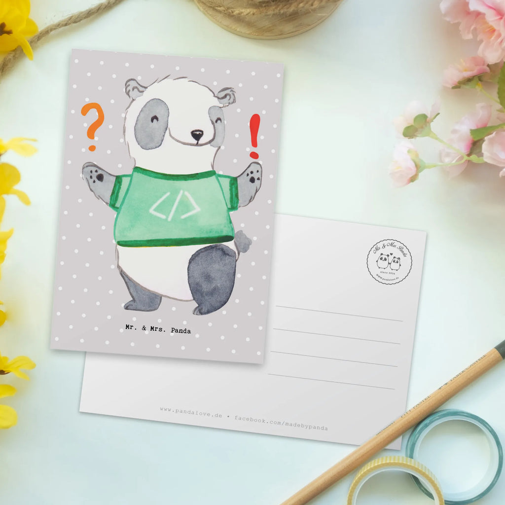 Postkarte Panda Programmierer Abenteuer Postkarte, Karte, Geschenkkarte, Grußkarte, Einladung, Ansichtskarte, Geburtstagskarte, Einladungskarte, Dankeskarte, Ansichtskarten, Einladung Geburtstag, Einladungskarten Geburtstag, Beruf, Ausbildung, Jubiläum, Abschied, Rente, Kollege, Kollegin, Geschenk, Schenken, Arbeitskollege, Mitarbeiter, Firma, Danke, Dankeschön, Panda Programmierer, Geschenk Programmierer, Programmierer Geschenk, Geschenke Berufe, Programmierer Geschenke