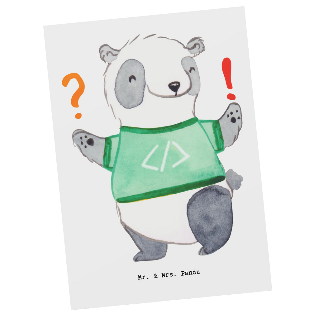 Postkarte Panda Programmierer Abenteuer Postkarte, Karte, Geschenkkarte, Grußkarte, Einladung, Ansichtskarte, Geburtstagskarte, Einladungskarte, Dankeskarte, Ansichtskarten, Einladung Geburtstag, Einladungskarten Geburtstag, Beruf, Ausbildung, Jubiläum, Abschied, Rente, Kollege, Kollegin, Geschenk, Schenken, Arbeitskollege, Mitarbeiter, Firma, Danke, Dankeschön, Panda Programmierer, Geschenk Programmierer, Programmierer Geschenk, Geschenke Berufe, Programmierer Geschenke