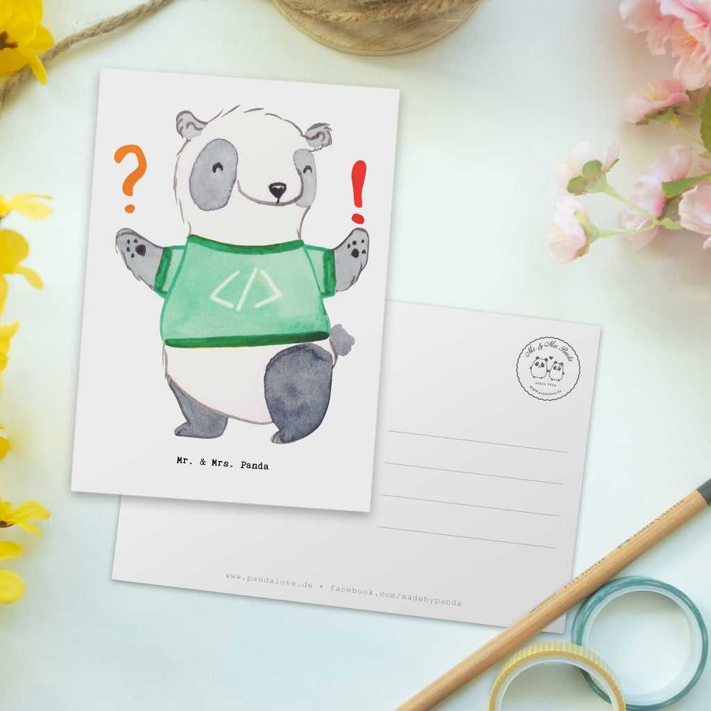 Postkarte Panda Programmierer Abenteuer Postkarte, Karte, Geschenkkarte, Grußkarte, Einladung, Ansichtskarte, Geburtstagskarte, Einladungskarte, Dankeskarte, Ansichtskarten, Einladung Geburtstag, Einladungskarten Geburtstag, Beruf, Ausbildung, Jubiläum, Abschied, Rente, Kollege, Kollegin, Geschenk, Schenken, Arbeitskollege, Mitarbeiter, Firma, Danke, Dankeschön, Panda Programmierer, Geschenk Programmierer, Programmierer Geschenk, Geschenke Berufe, Programmierer Geschenke