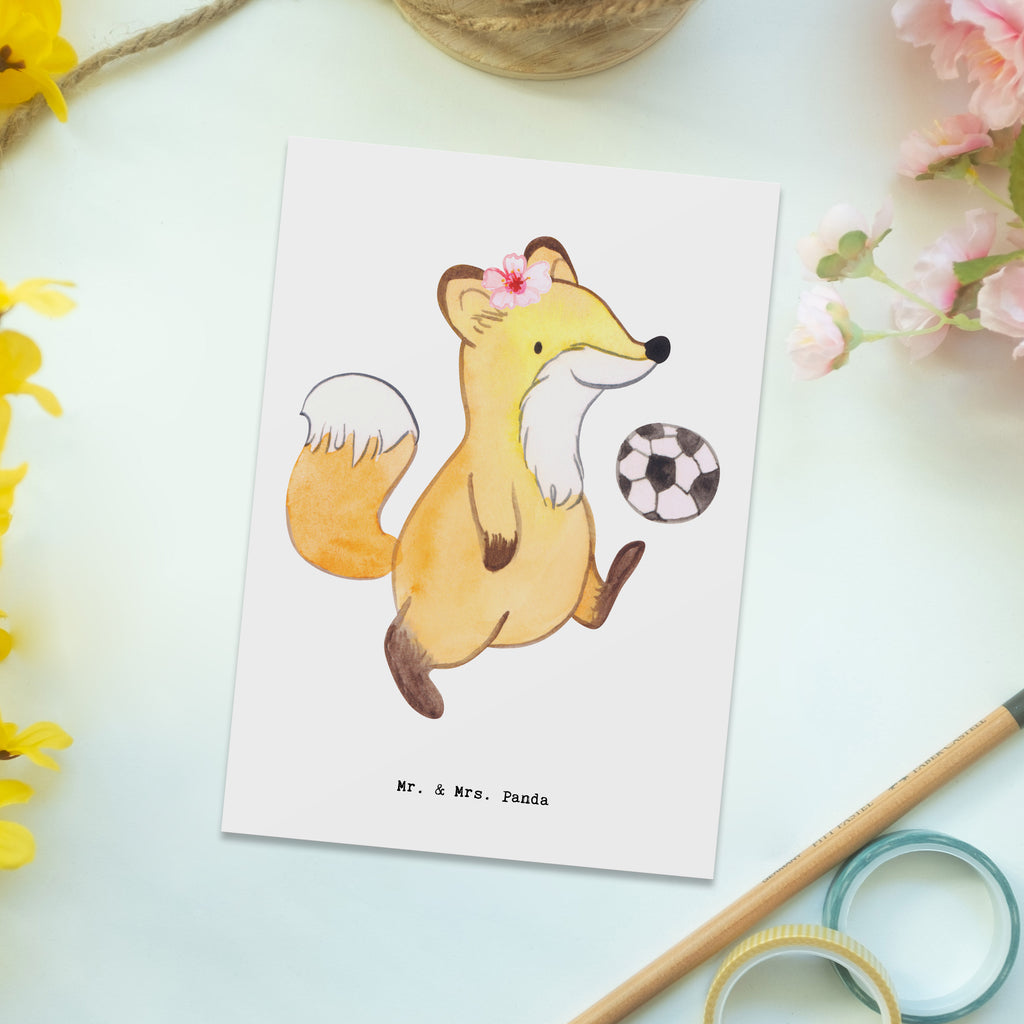 Postkarte Fußballerin mit Herz Postkarte, Karte, Geschenkkarte, Grußkarte, Einladung, Ansichtskarte, Geburtstagskarte, Einladungskarte, Dankeskarte, Ansichtskarten, Einladung Geburtstag, Einladungskarten Geburtstag, Beruf, Ausbildung, Jubiläum, Abschied, Rente, Kollege, Kollegin, Geschenk, Schenken, Arbeitskollege, Mitarbeiter, Firma, Danke, Dankeschön, Fußballerin, Fußballspielerin, Profi Fußballerin, Fußballspiel, Glücksbringer