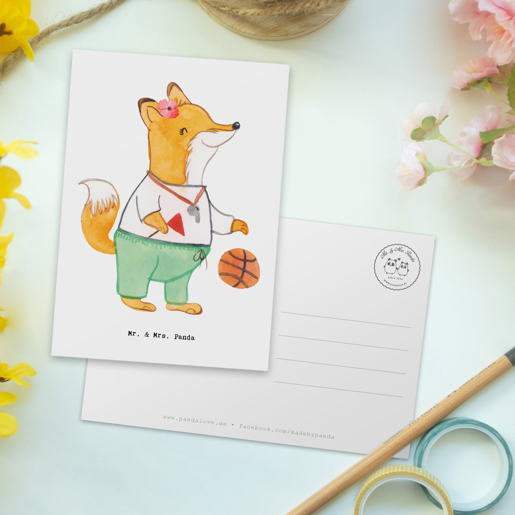 Postkarte Basketballtrainerin mit Herz Postkarte, Karte, Geschenkkarte, Grußkarte, Einladung, Ansichtskarte, Geburtstagskarte, Einladungskarte, Dankeskarte, Ansichtskarten, Einladung Geburtstag, Einladungskarten Geburtstag, Beruf, Ausbildung, Jubiläum, Abschied, Rente, Kollege, Kollegin, Geschenk, Schenken, Arbeitskollege, Mitarbeiter, Firma, Danke, Dankeschön, Basketballtrainerin, Basketball, Sport, Ballsport, Basketballcoach, Basketballerin, Verein