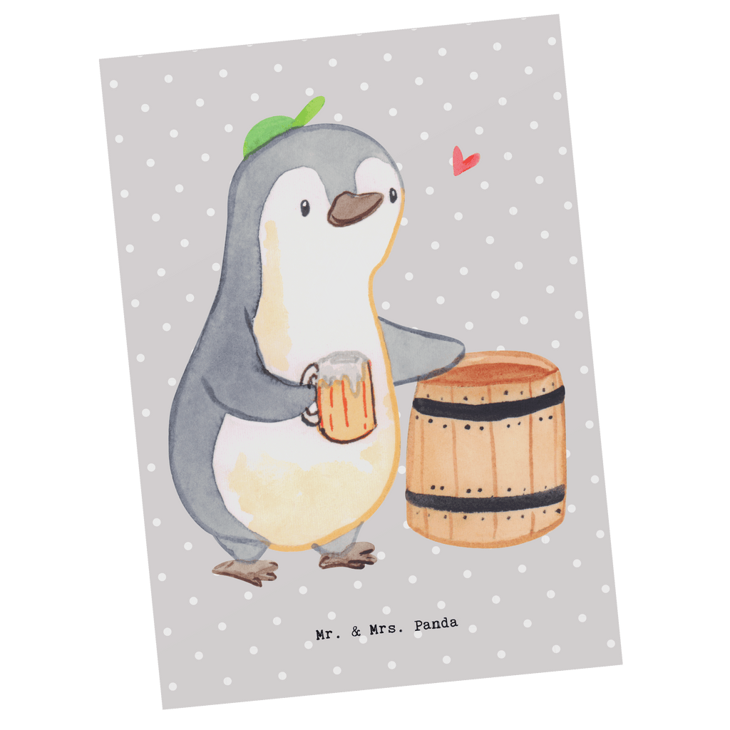 Postkarte Bierbrauer mit Herz Postkarte, Karte, Geschenkkarte, Grußkarte, Einladung, Ansichtskarte, Geburtstagskarte, Einladungskarte, Dankeskarte, Ansichtskarten, Einladung Geburtstag, Einladungskarten Geburtstag, Beruf, Ausbildung, Jubiläum, Abschied, Rente, Kollege, Kollegin, Geschenk, Schenken, Arbeitskollege, Mitarbeiter, Firma, Danke, Dankeschön, Bierbrauer, Biertrinker, Bierkenner, Biergeschenk, Hobbybrauen, Heimbrauen, Selbstbrauen, Bierliebe, Bierfass