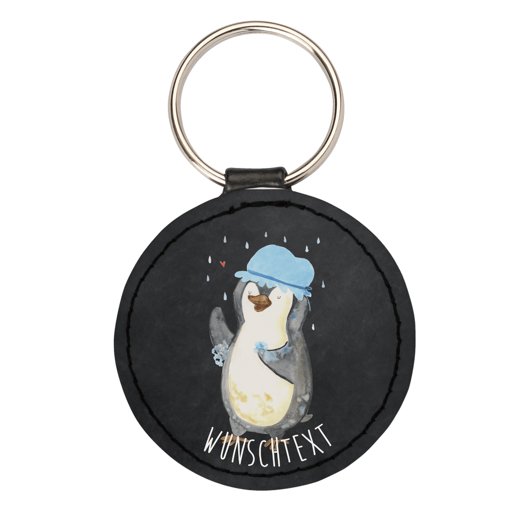 Personalisierter Schlüsselanhänger Pinguin duscht Personalisierter Schlüsselanhänger, Personalisierter Anhänger, Personalisierter Taschenanhänger, Personalisierter Glücksbringer, Personalisierter Schutzengel, Schlüsselanhänger mit Namen, Anhänger mit Namen, Glücksbringer mit Namen, Schlüsselanhänger Wunschtext, Schlüsselanhänger selbst gestalten, Pinguin, Pinguine, Dusche, duschen, Lebensmotto, Motivation, Neustart, Neuanfang, glücklich sein