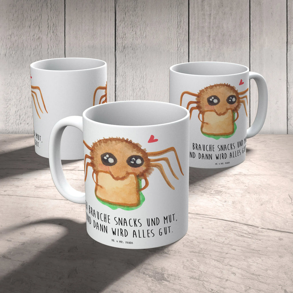 Tasse Spinne Agathe Sandwich Tasse, Kaffeetasse, Teetasse, Becher, Kaffeebecher, Teebecher, Keramiktasse, Porzellantasse, Büro Tasse, Geschenk Tasse, Tasse Sprüche, Tasse Motive, Kaffeetassen, Tasse bedrucken, Designer Tasse, Cappuccino Tassen, Schöne Teetassen, Spinne Agathe, Spinne, Agathe, Videos, Merchandise, Glück, Mut, Hungrig, Verfressen, Lebensfreude, Alles wird gut, Hunger