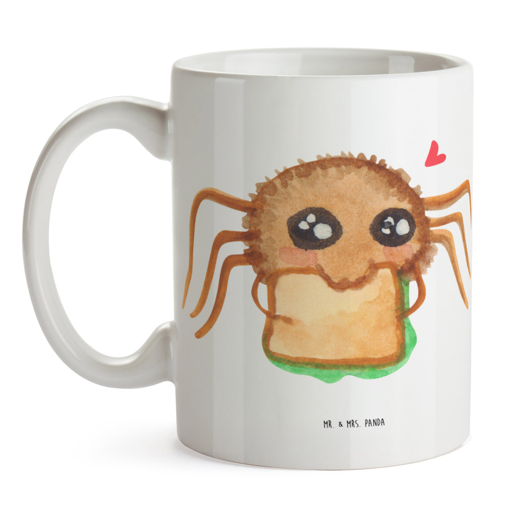 Tasse Spinne Agathe Sandwich Tasse, Kaffeetasse, Teetasse, Becher, Kaffeebecher, Teebecher, Keramiktasse, Porzellantasse, Büro Tasse, Geschenk Tasse, Tasse Sprüche, Tasse Motive, Kaffeetassen, Tasse bedrucken, Designer Tasse, Cappuccino Tassen, Schöne Teetassen, Spinne Agathe, Spinne, Agathe, Videos, Merchandise, Glück, Mut, Hungrig, Verfressen, Lebensfreude, Alles wird gut, Hunger