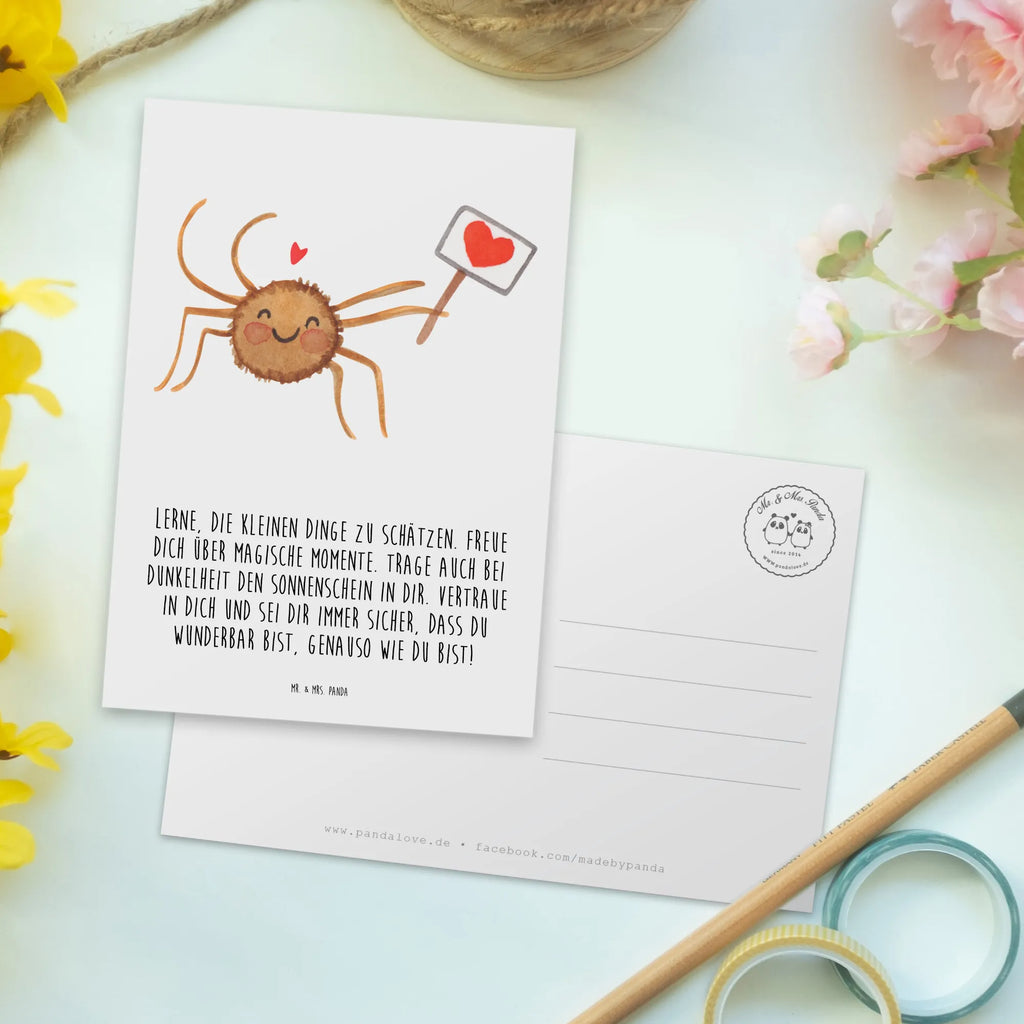 Postkarte Spinne Agathe Motivation Postkarte, Karte, Geschenkkarte, Grußkarte, Einladung, Ansichtskarte, Geburtstagskarte, Einladungskarte, Dankeskarte, Ansichtskarten, Einladung Geburtstag, Einladungskarten Geburtstag, Spinne Agathe, Spinne, Agathe, Videos, Merchandise, Motivation, Glück, Liebe, Vertrauen, Dankeschön