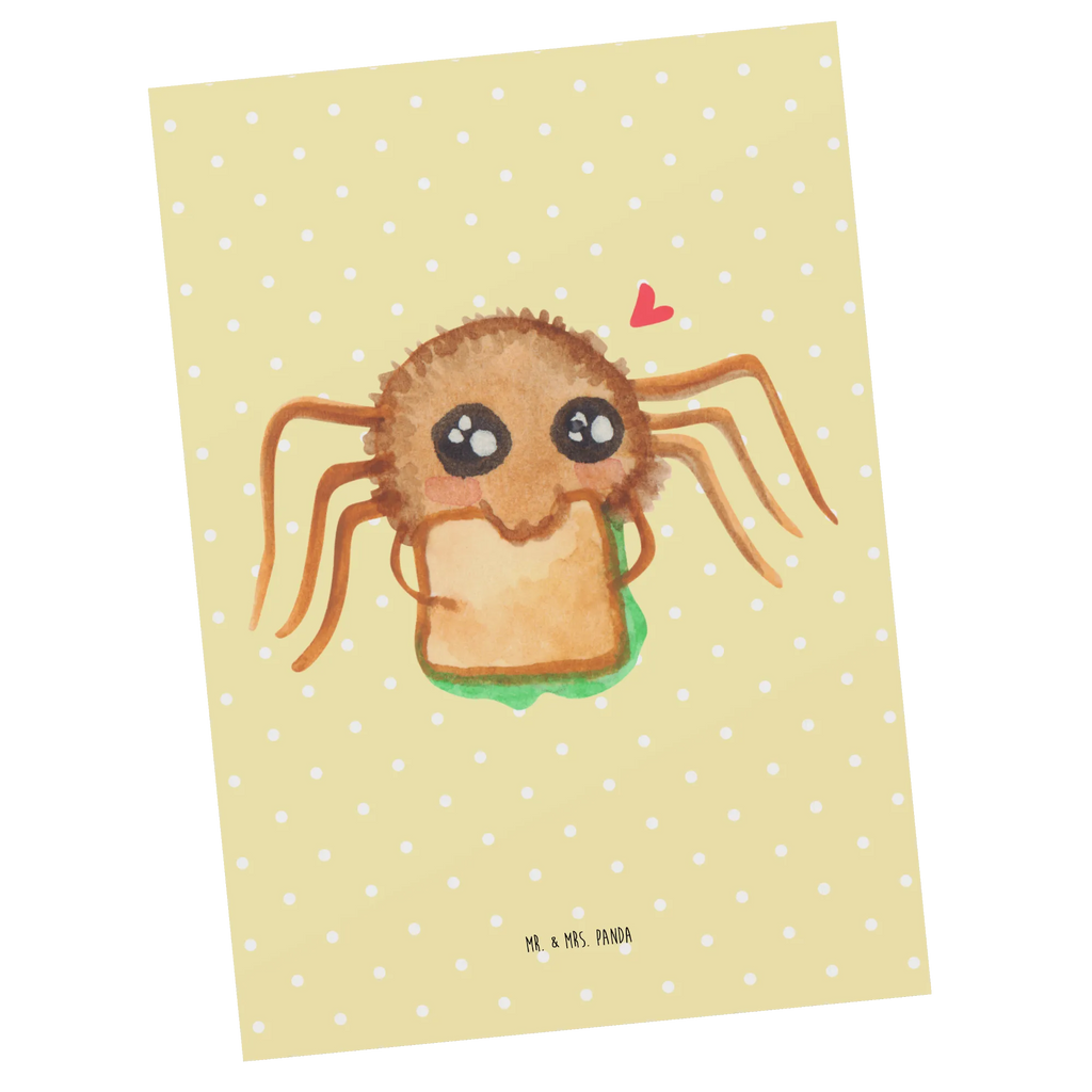 Postkarte Spinne Agathe Sandwich Postkarte, Karte, Geschenkkarte, Grußkarte, Einladung, Ansichtskarte, Geburtstagskarte, Einladungskarte, Dankeskarte, Ansichtskarten, Einladung Geburtstag, Einladungskarten Geburtstag, Spinne Agathe, Spinne, Agathe, Videos, Merchandise, Glück, Mut, Hungrig, Verfressen, Lebensfreude, Alles wird gut, Hunger