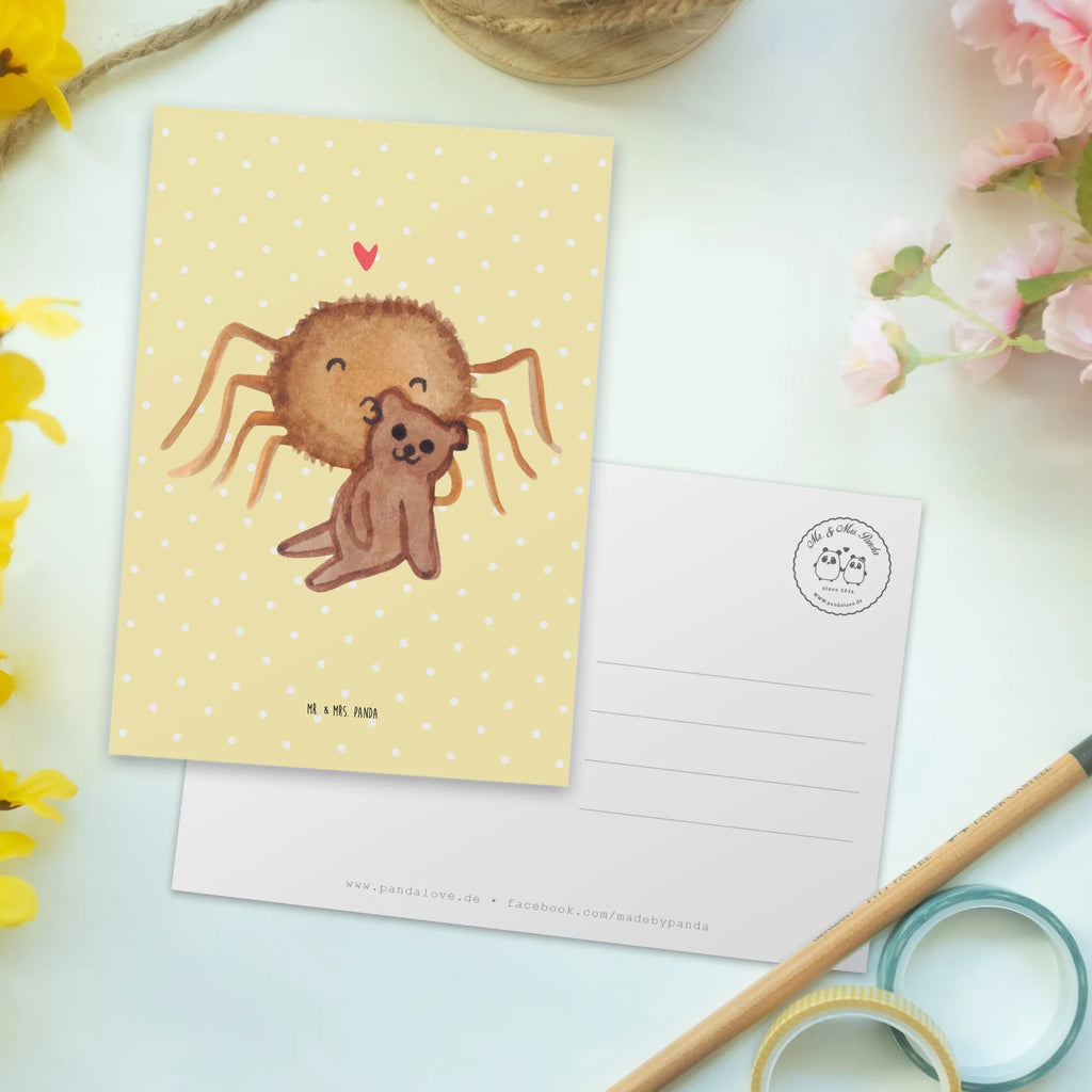 Postkarte Spinne Agathe Teddy Postkarte, Karte, Geschenkkarte, Grußkarte, Einladung, Ansichtskarte, Geburtstagskarte, Einladungskarte, Dankeskarte, Ansichtskarten, Einladung Geburtstag, Einladungskarten Geburtstag, Spinne Agathe, Spinne, Agathe, Videos, Merchandise, Freundschaft, Liebesgeschenk, Verliebt, Liebesbeweis, Teddy, Treue, Miteinander, Dankeschön