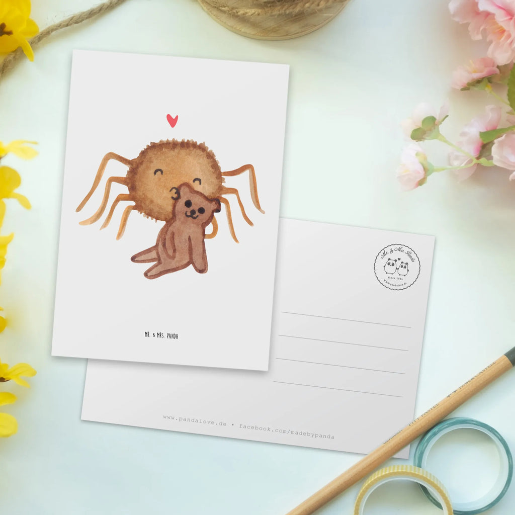 Postkarte Spinne Agathe Teddy Postkarte, Karte, Geschenkkarte, Grußkarte, Einladung, Ansichtskarte, Geburtstagskarte, Einladungskarte, Dankeskarte, Ansichtskarten, Einladung Geburtstag, Einladungskarten Geburtstag, Spinne Agathe, Spinne, Agathe, Videos, Merchandise, Freundschaft, Liebesgeschenk, Verliebt, Liebesbeweis, Teddy, Treue, Miteinander, Dankeschön