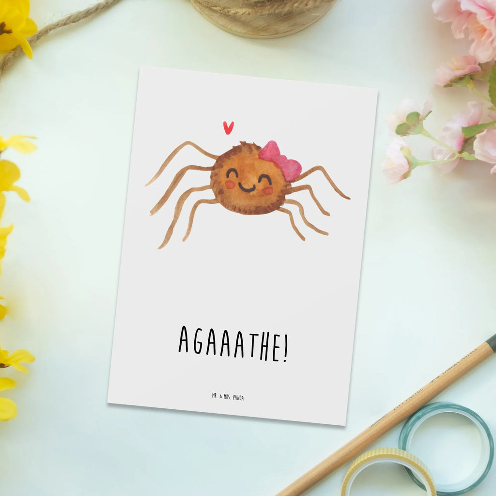 Postkarte Spinne Agathe Freude Postkarte, Karte, Geschenkkarte, Grußkarte, Einladung, Ansichtskarte, Geburtstagskarte, Einladungskarte, Dankeskarte, Ansichtskarten, Einladung Geburtstag, Einladungskarten Geburtstag, Spinne Agathe, Spinne, Agathe, Videos, Merchandise, Viral, Viraler Hit, Trend, Beliebte Spinne