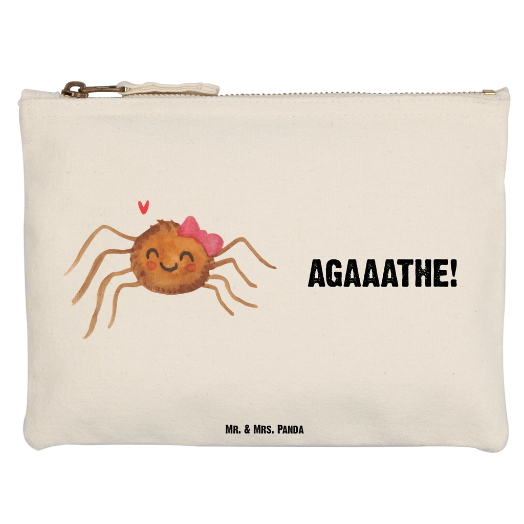 Schminktasche Spinne Agathe Freude Schminktasche, Kosmetiktasche, Kosmetikbeutel, Stiftemäppchen, Etui, Federmappe, Makeup, XXL, Schminketui, Kosmetiketui, Schlamperetui, Spinne Agathe, Spinne, Agathe, Videos, Merchandise, Viral, Viraler Hit, Trend, Beliebte Spinne