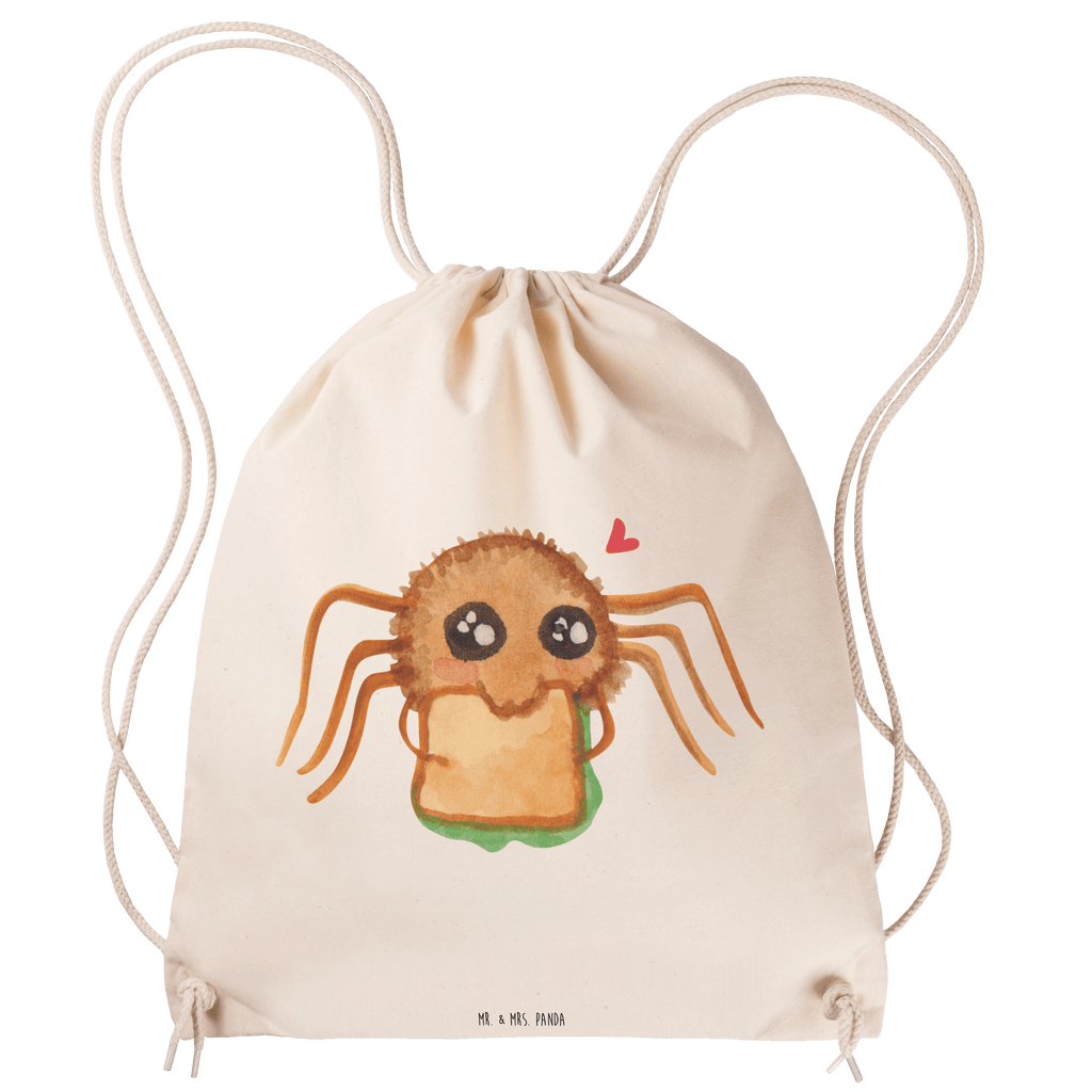 Sportbeutel Spinne Agathe Sandwich Sportbeutel, Turnbeutel, Beutel, Sporttasche, Tasche, Stoffbeutel, Sportbeutel Kinder, Gymsack, Beutel Rucksack, Kleine Sporttasche, Sportzubehör, Turnbeutel Baumwolle, Spinne Agathe, Spinne, Agathe, Videos, Merchandise, Glück, Mut, Hungrig, Verfressen, Lebensfreude, Alles wird gut, Hunger