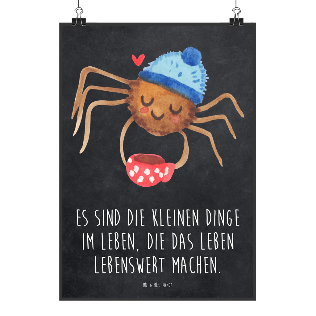 Poster Spinne Agathe Kaffee Poster, Wandposter, Bild, Wanddeko, Küchenposter, Kinderposter, Wanddeko Bild, Raumdekoration, Wanddekoration, Handgemaltes Poster, Mr. & Mrs. Panda Poster, Designposter, Kunstdruck, Posterdruck, Spinne Agathe, Spinne, Agathe, Videos, Merchandise, Kaffee, Morgen, Morgenmuffel, Lebensweisheiten, Weiser Spruch