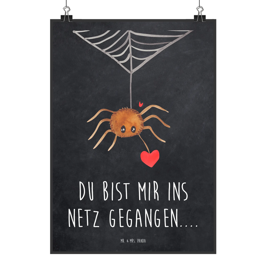 Poster Spinne Agathe Liebe Poster, Wandposter, Bild, Wanddeko, Küchenposter, Kinderposter, Wanddeko Bild, Raumdekoration, Wanddekoration, Handgemaltes Poster, Mr. & Mrs. Panda Poster, Designposter, Kunstdruck, Posterdruck, Spinne Agathe, Spinne, Agathe, Videos, Merchandise, Liebe, Verliebt, Liebesbeweis, Liebesgeschenk