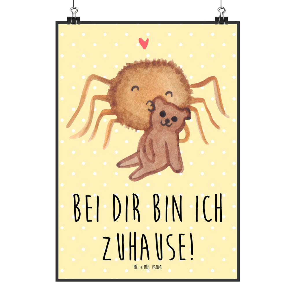 Poster Spinne Agathe Teddy Poster, Wandposter, Bild, Wanddeko, Küchenposter, Kinderposter, Wanddeko Bild, Raumdekoration, Wanddekoration, Handgemaltes Poster, Mr. & Mrs. Panda Poster, Designposter, Kunstdruck, Posterdruck, Spinne Agathe, Spinne, Agathe, Videos, Merchandise, Freundschaft, Liebesgeschenk, Verliebt, Liebesbeweis, Teddy, Treue, Miteinander, Dankeschön